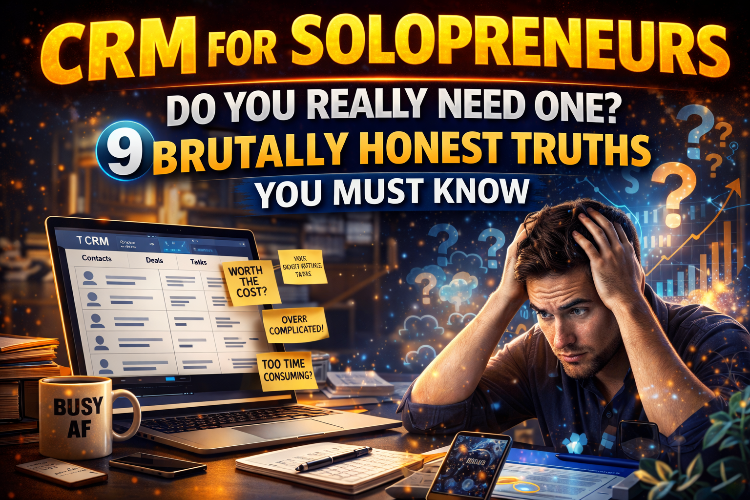 CRM for Solopreneurs: Do You Really Need One? 9 Brutally Honest Truths You Must Know