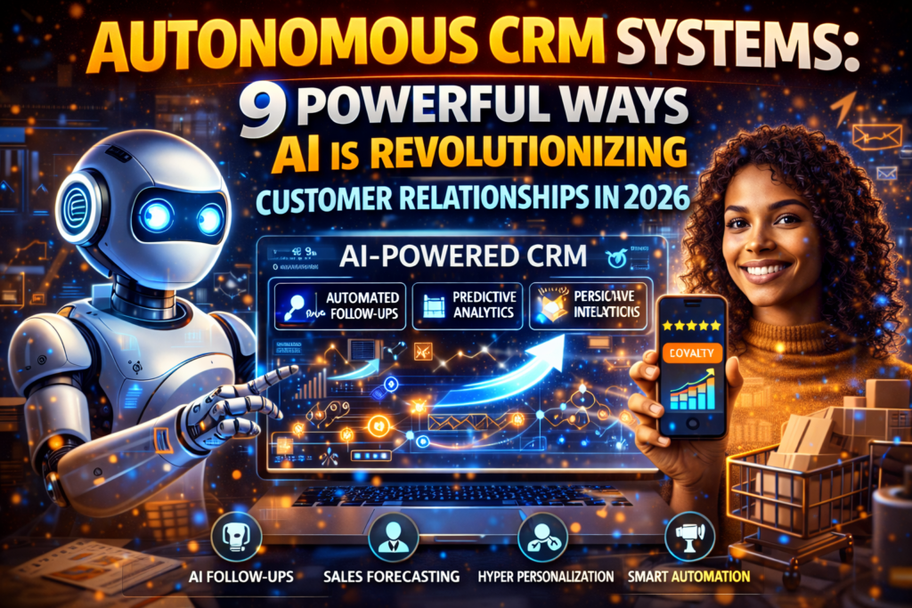 Autonomous CRM Systems: 9 Powerful Ways AI is Revolutionizing Customer Relationships in 2026
