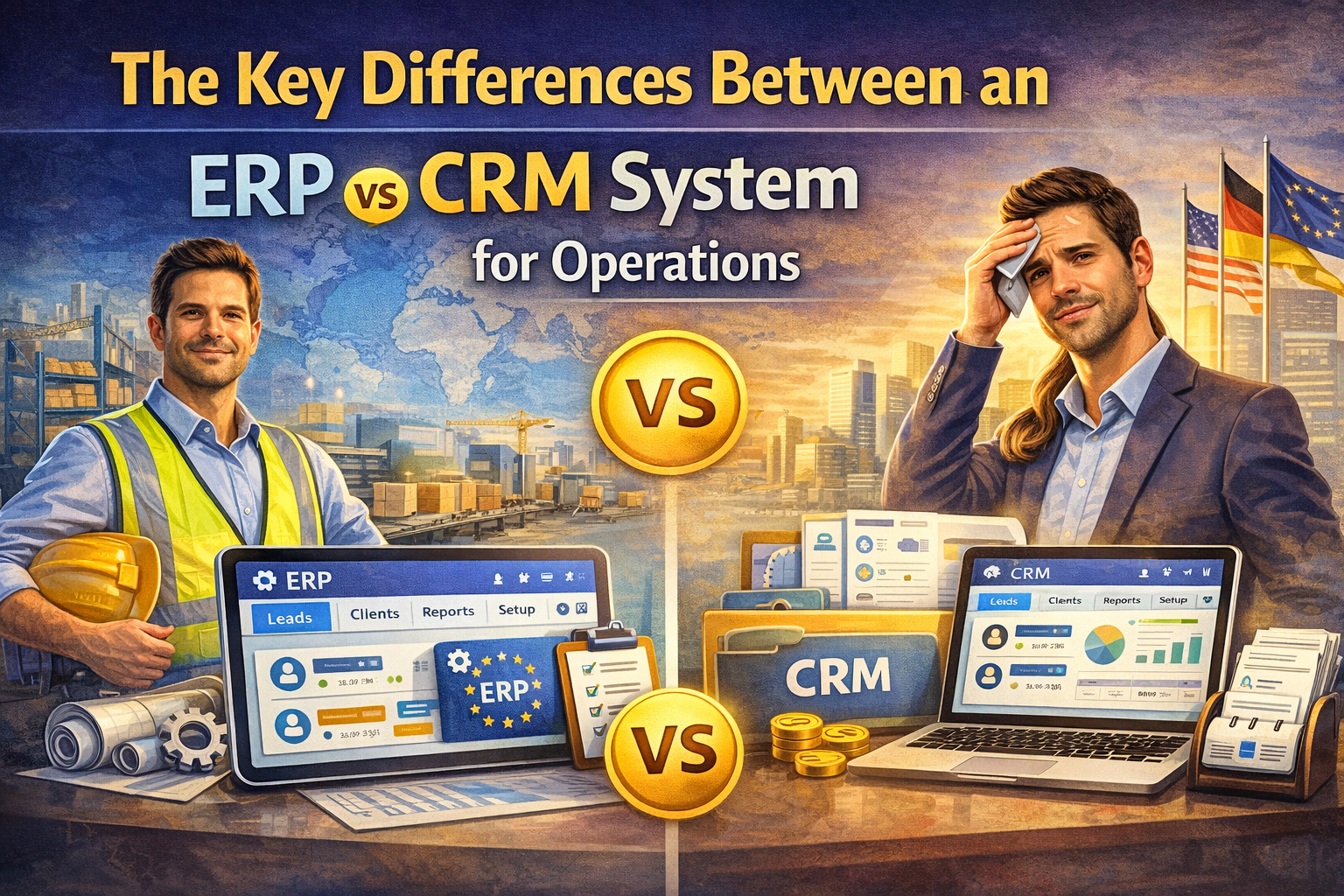 Front Office vs. Back Office: Deciding Between an ERP vs CRM System for Your Business