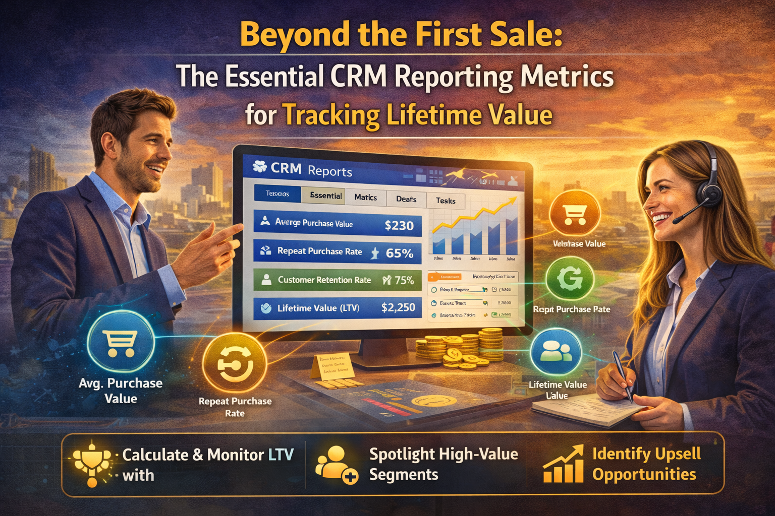 Beyond the First Sale: The Essential CRM Reporting Metrics for Tracking Lifetime Value