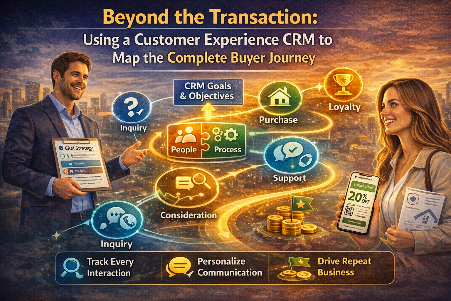Beyond the Transaction: Using a Customer Experience CRM to Map the Complete Buyer Journey