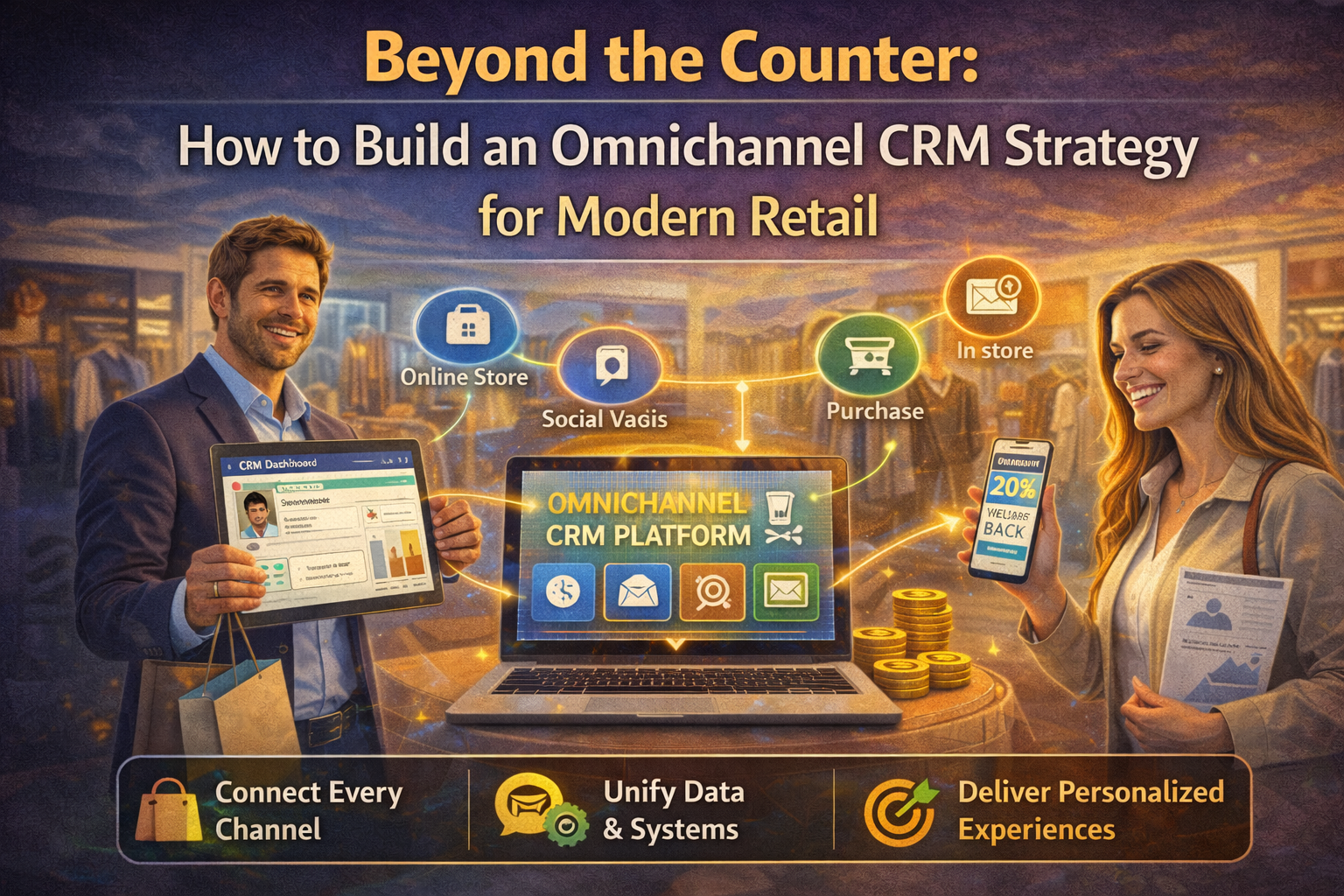 Beyond the Counter: How to Build an Omnichannel CRM Strategy for Modern Retail